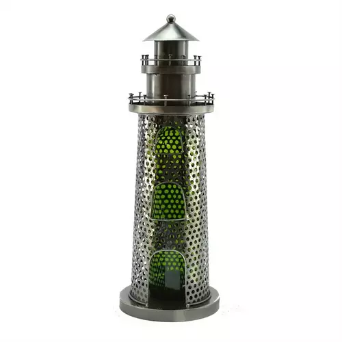 Lighthouse Silver Mesh Bottle Holder